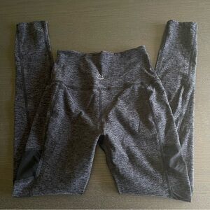 Beyond Yoga Charcoal Mesh Cut-Out Leggings
